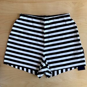 Osklen Rio de Janeiro b&w striped shorts size L